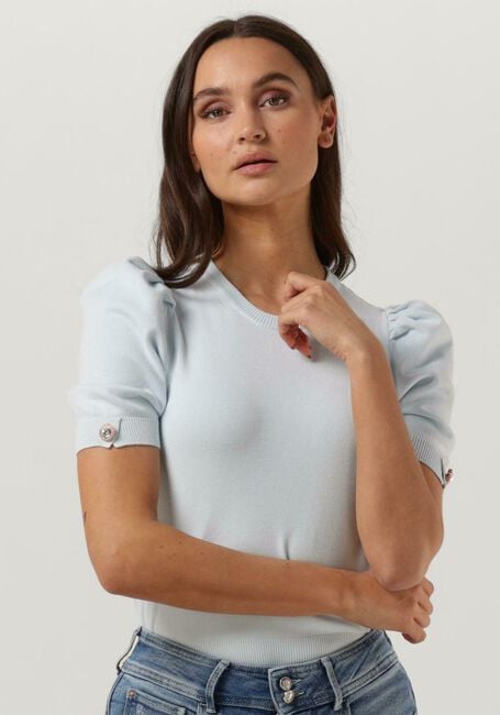 Hellblau GUESS T-shirt EMMA RN SS SWTR - large