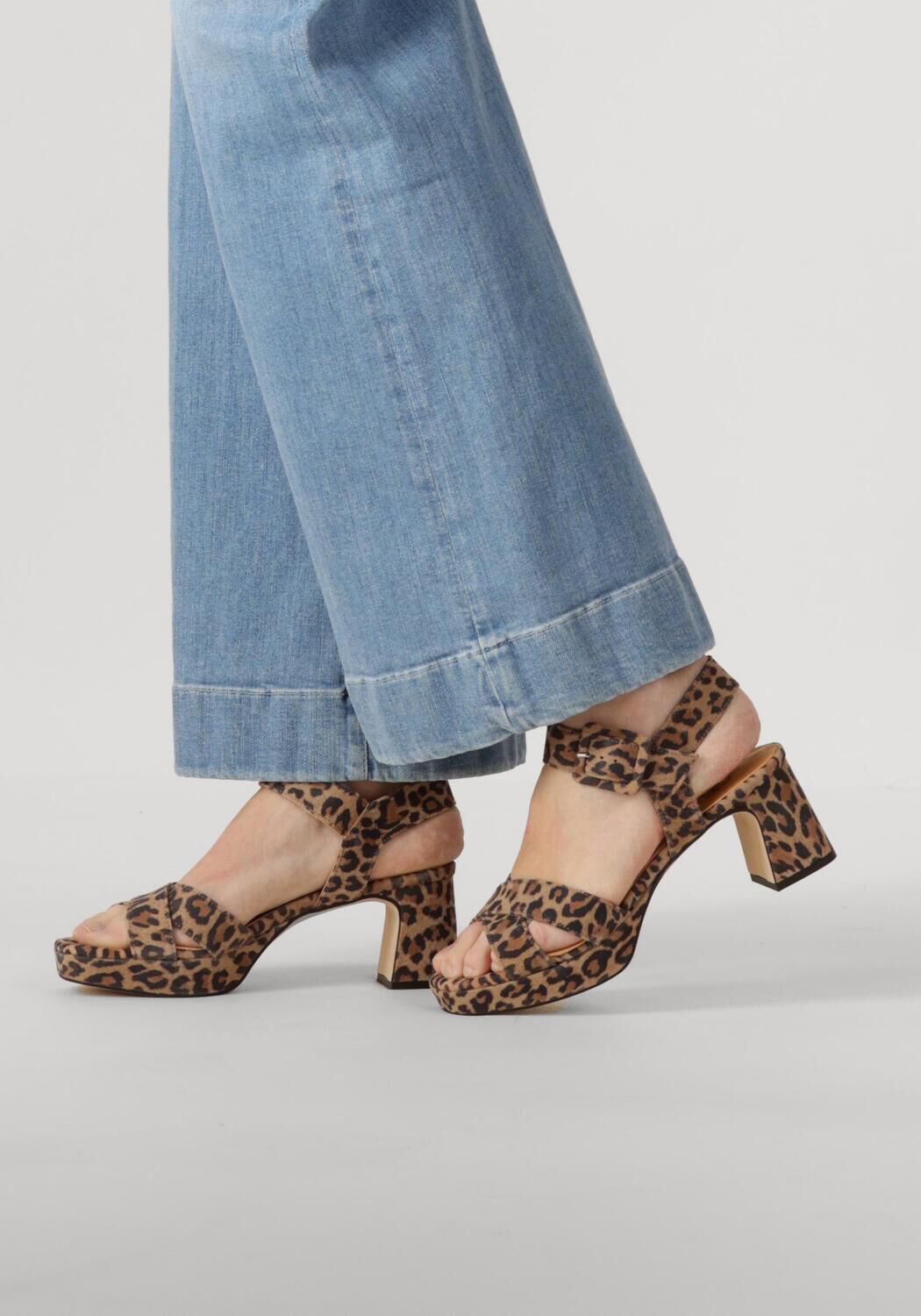 Braune CTWLK Sandaletten mit Absatz AMOUCH - large