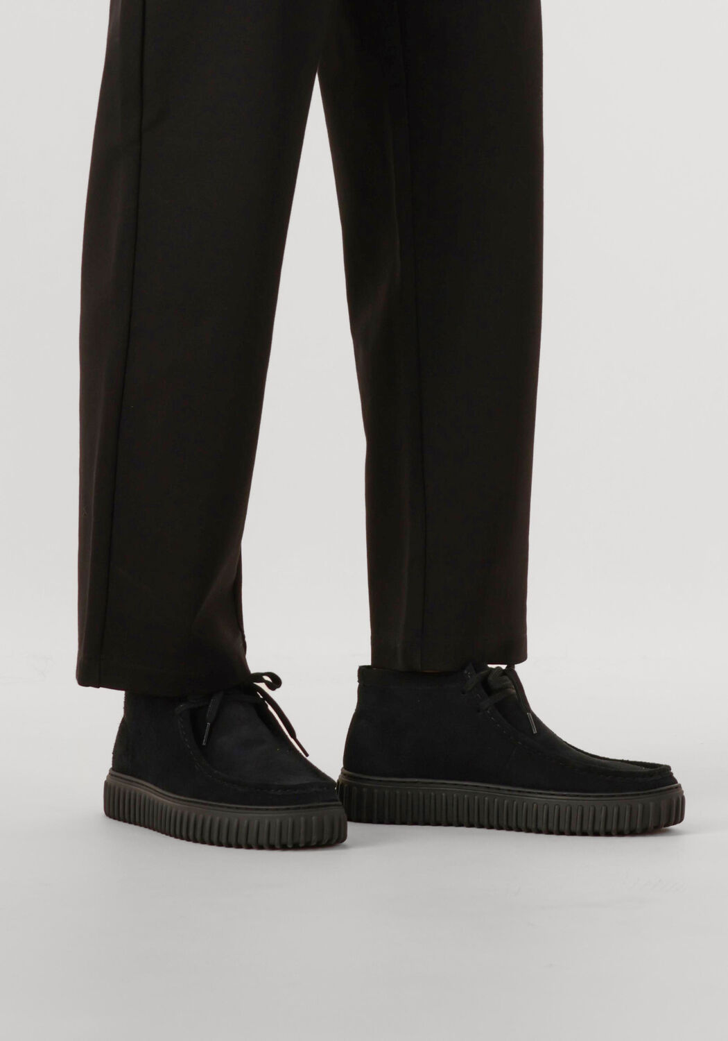 Schwarze CLARKS ORIGINALS Schn&uuml;rschuhe TORHILL HI HEREN - large