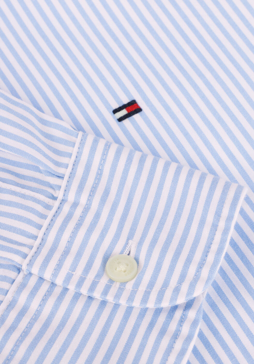 Hellblau TOMMY HILFIGER Klassisches Oberhemd FLEX POPLIN CLASSIC - large