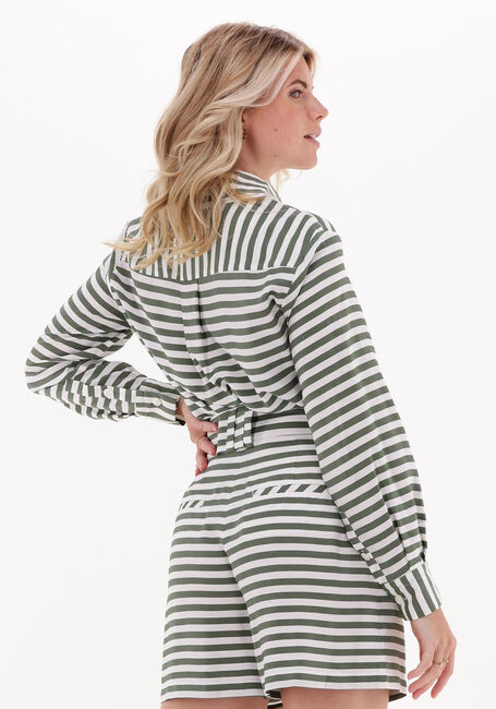 Grüne VANILIA Blusen SHIRT STRIPE - large