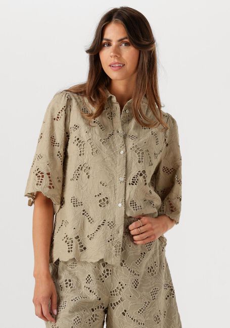 Grüne Y.A.S. Blusen YASSAGGA SHIRT - large