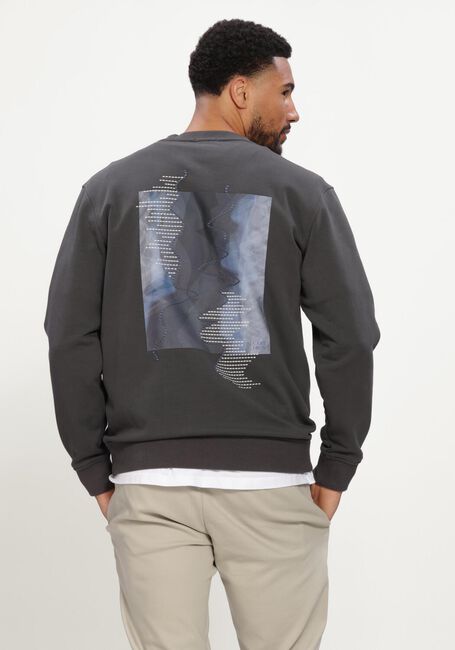 Dunkelgrau CAST IRON Sweatshirt CREWNECK RELAXED FIT GRAPHIC - large