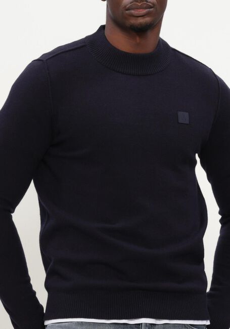 Dunkelblau BUTCHER OF BLUE Pullover CLIFDEN MOCK - large