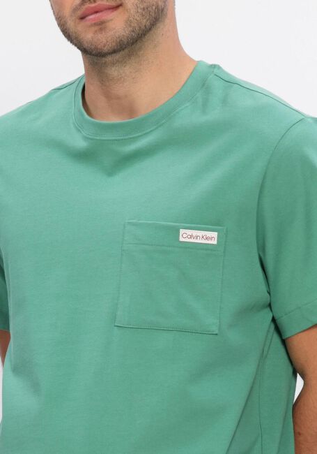 Gr&uuml;ne CALVIN KLEIN T-shirt SS 20S JERSEY EASY COIN POCKET T - large