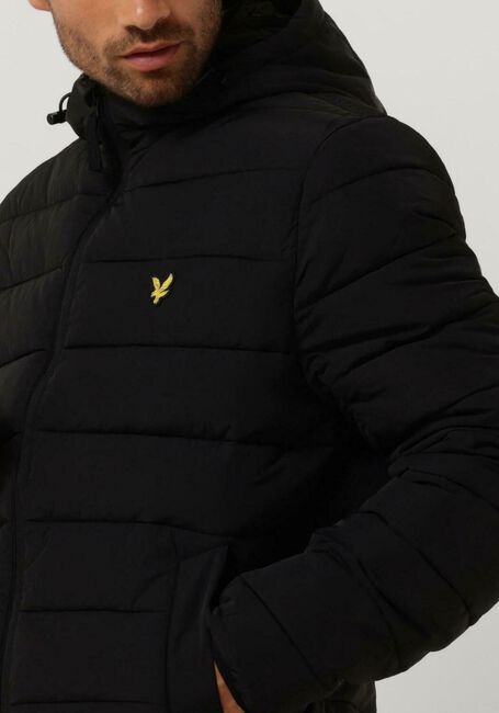Schwarze LYLE & SCOTT Wattierte Jack LIGHTWEIGHT PUFFER JACKET - large