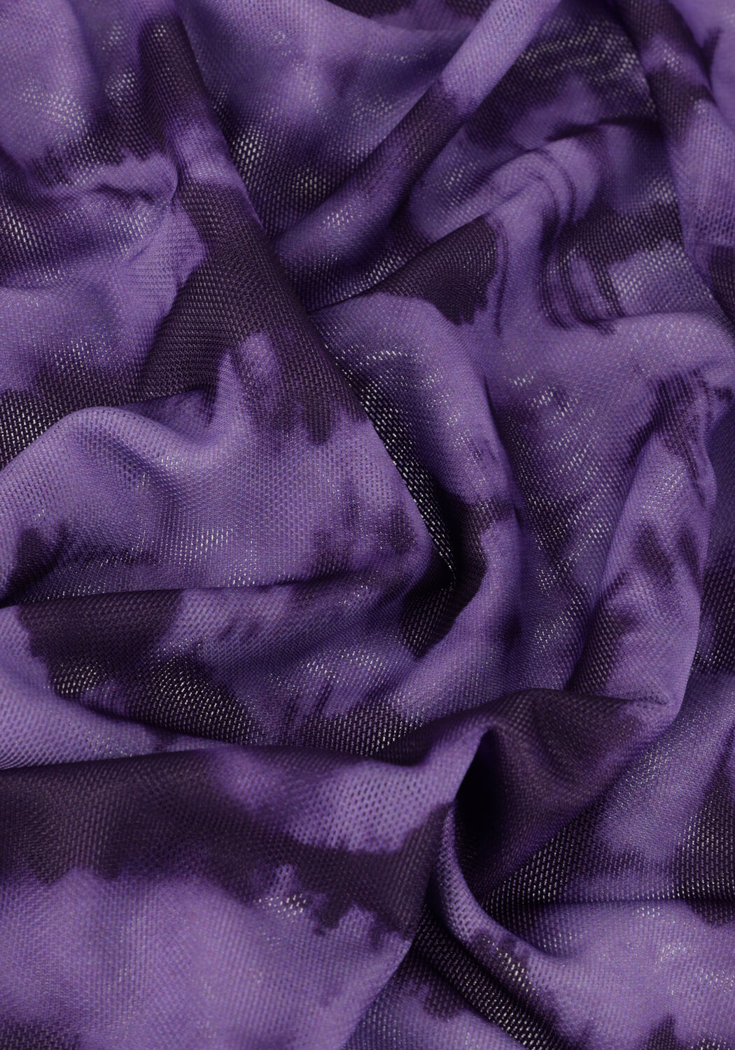 Lila COLOURFUL REBEL Tops & T-shirts NEYO TIE DYE MESH TURTLENECK TOP - large