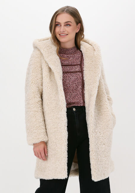 Ecru BEAUMONT Teddy-Jacke TEDDY HOODED COAT - large