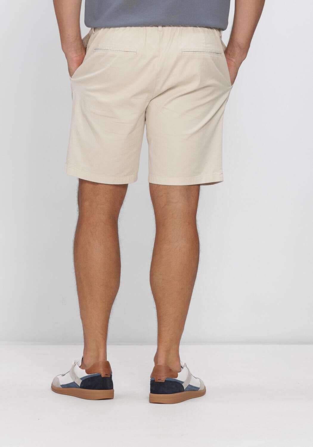 Ecru PROFUOMO Kurze Hose SHORT SPRTCORD - large