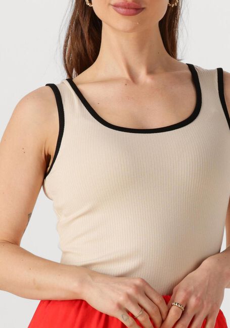 Beige OBJECT Top OBJJAMIE S/L SLI TANK TOP NOOS - large