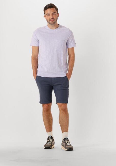 Dunkelblau CAST IRON Kurze Hose CHINO SHORTS WAFFLE STRUCTURE - large