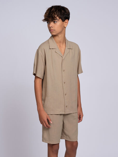 Beige NIK & NIK Klassische Hemden LUIS SHORT - large