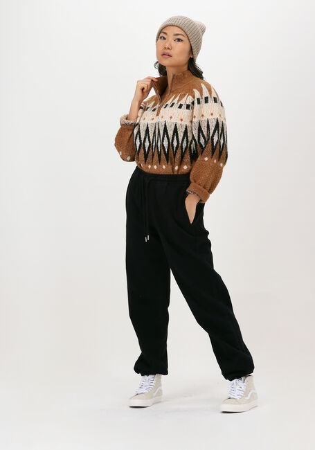 Braune OBJECT Pullover ISA L/S KNIT PULLOVER - large