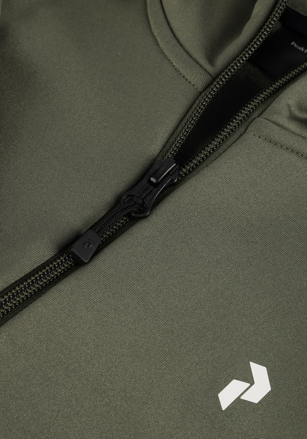 Gr&uuml;ne PEAK PERFORMANCE Strickjacke W RIDER ZIP HOOD - large