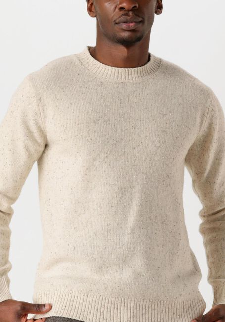 Beige SELECTED HOMME Pullover SLHNEIL LS KNIT NEPS CREW NECK - large