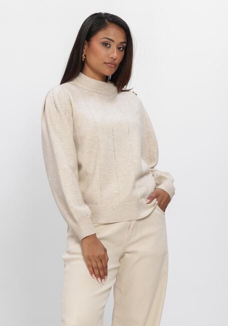 Beige NUKUS Pullover MOLLY PULLOVER STRASS - large