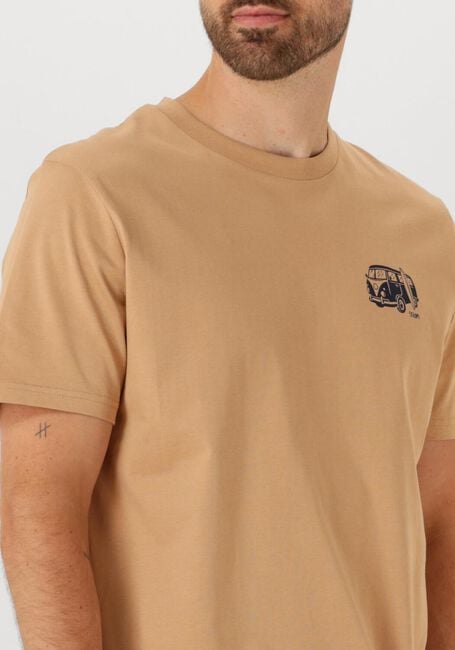 Camelfarbene STRØM Clothing T-shirt T-SHIRT - large