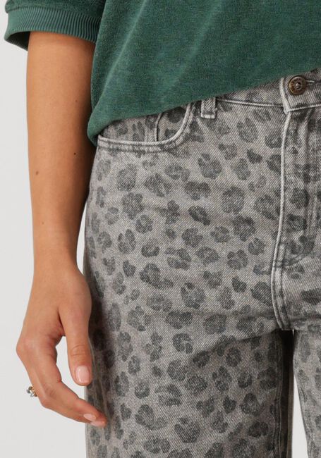 Graue BY-BAR Weite Hose LEW GREY CHEETAH PANTS - large