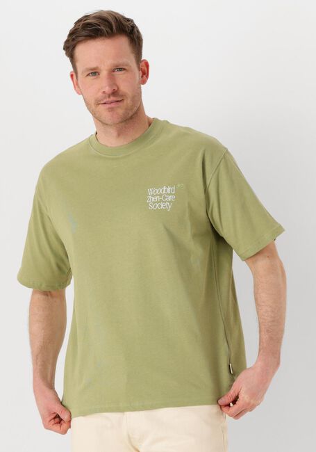 Grüne WOODBIRD T-shirt WBBAINE ZHEN TEE - large