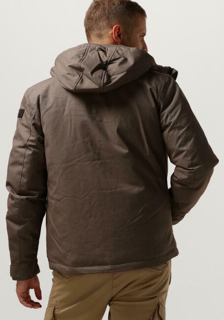 Braune PME LEGEND Parkas SEMI LONG JACKET STRATOR ICON 2.0 MELANGE TWILL - large