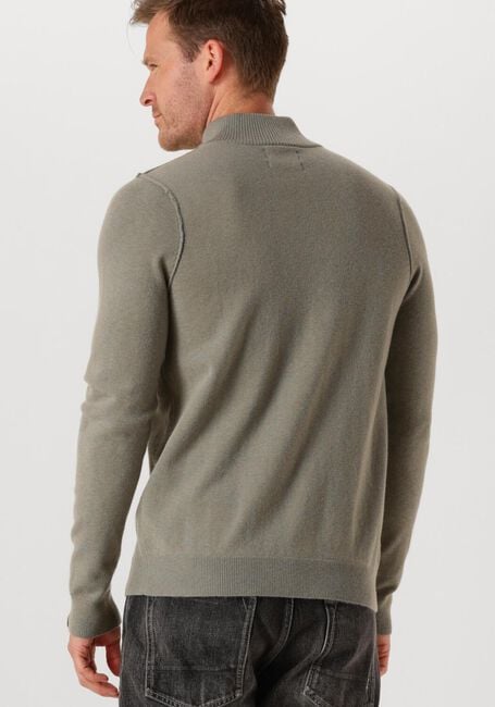 Grüne BUTCHER OF BLUE Pullover CLIFDEN HALFZIP - large