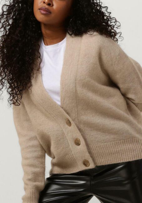 Beige SECOND FEMALE Strickjacke BROOKLYN KNIT CARDIGAN - large
