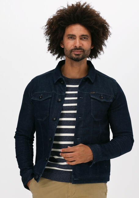 Blaue PME LEGEND Jeansjacke DENIM JACKET LOW RINSED WASH - large