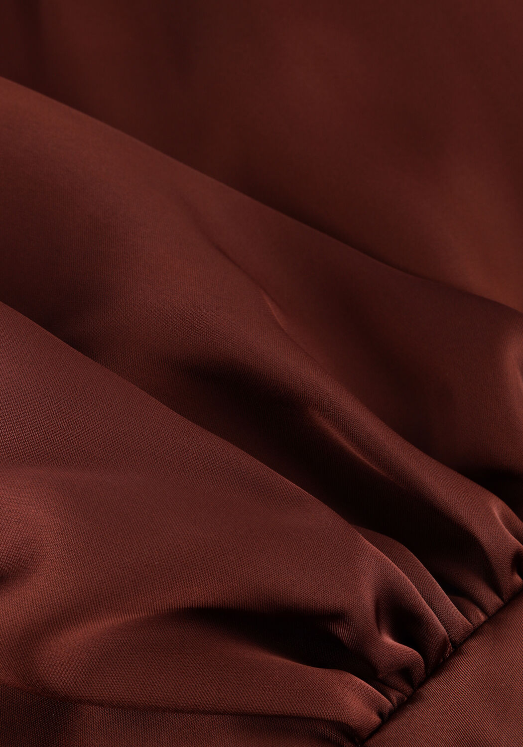 Braune CO'COUTURE Midikleid SAFIRACC WATERFALL BACK DRESS - large