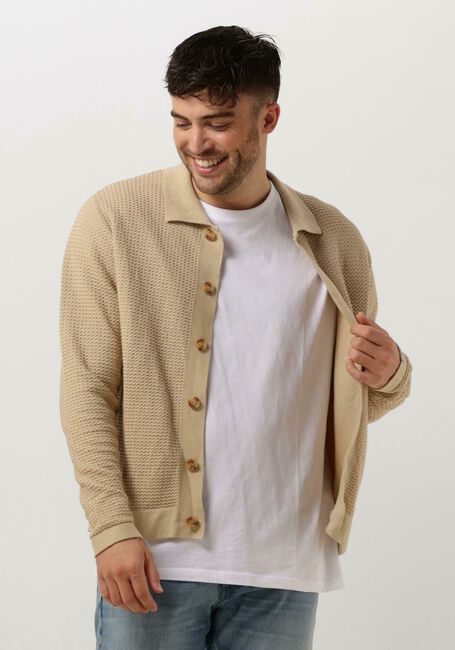 Beige FORÉT Strickjacke BOAT KNIT - large