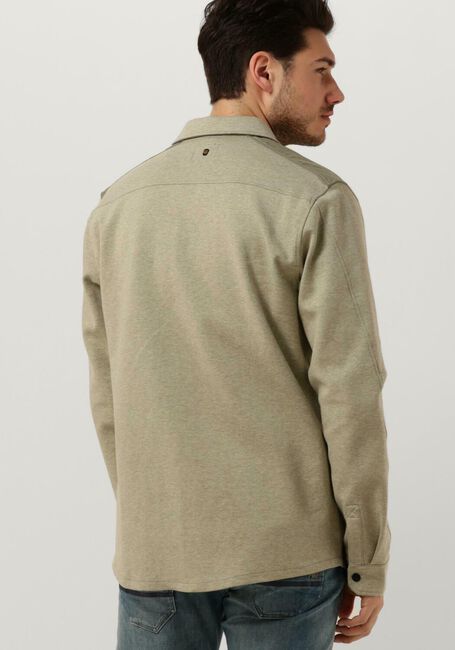 Olive PME LEGEND Overshirt LONG SLEEVE SHIRT SPACER SWEAT OVERSHIRT - large