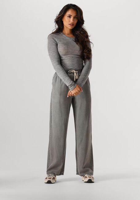 Graue OBJECT Weite Hose OBJFRAME MW PANTS - large