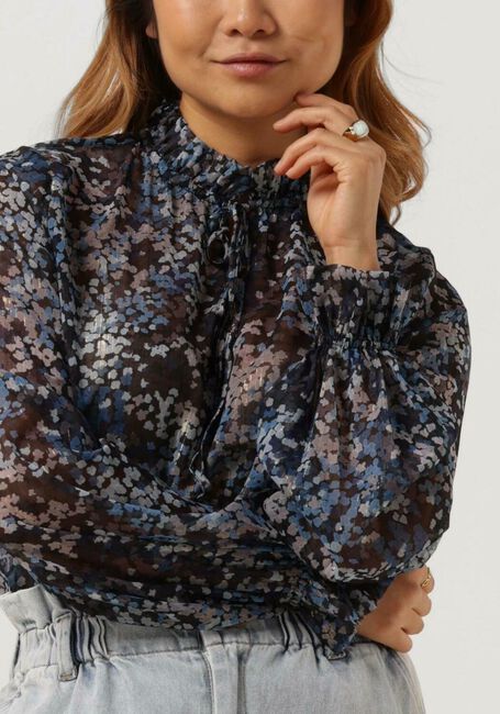 Blaue CATWALK JUNKIE Blusen BL CLOUDY LEAVES - large
