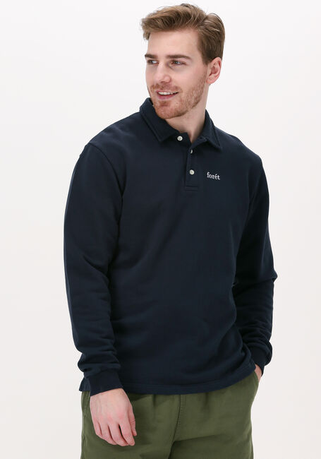 Dunkelblau FORÉT Polo-Shirt HERB - large