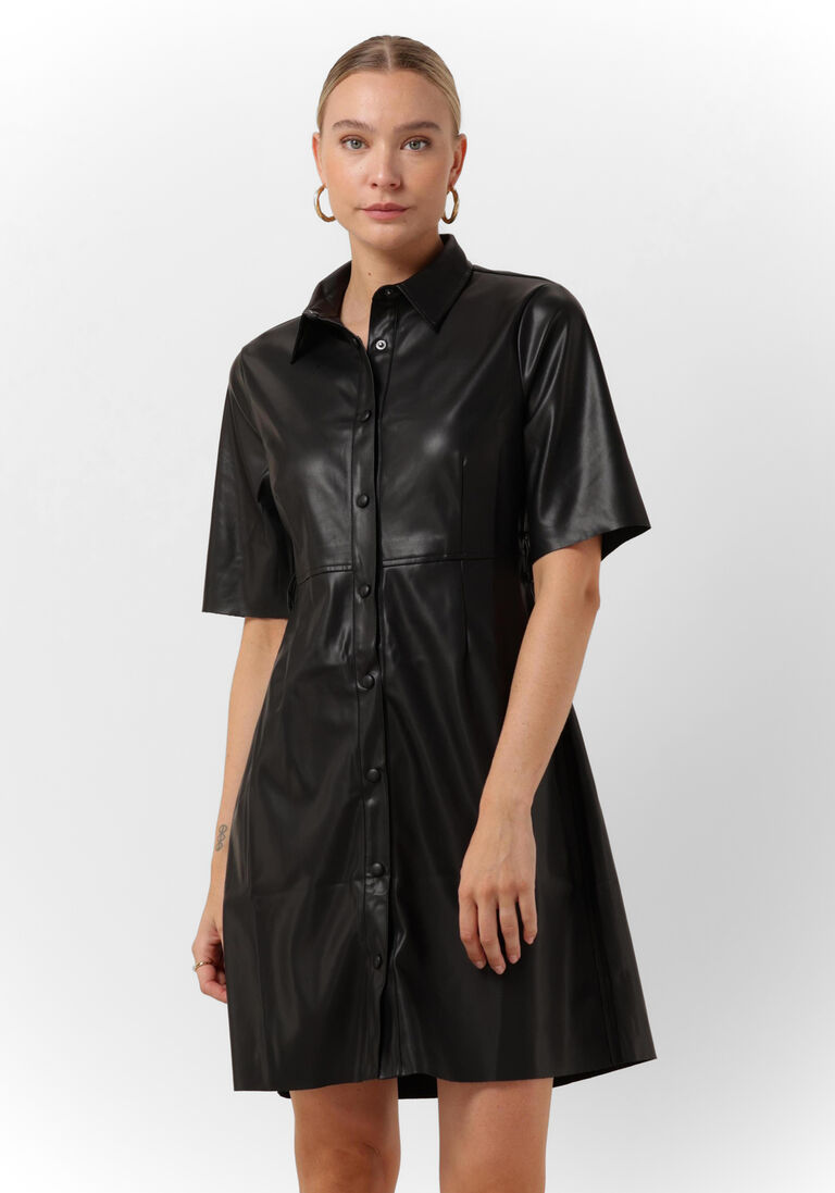 schwarze modström minikleid alma dress