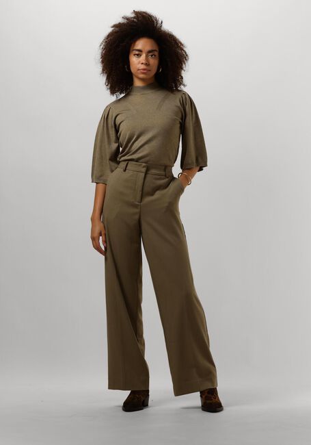 Olive MINUS Pullover KYLINA HIGH NECK KNIT T-SHIRT - large