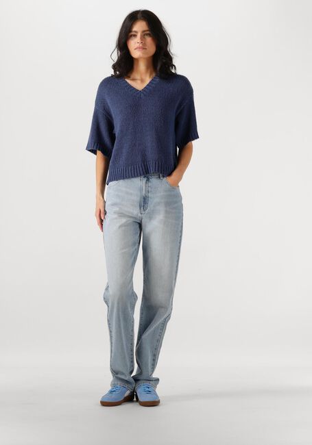 Dunkelblau MSCH COPENHAGEN Pullover MSCHHANNALIE 2 4 V PULLOVER - large