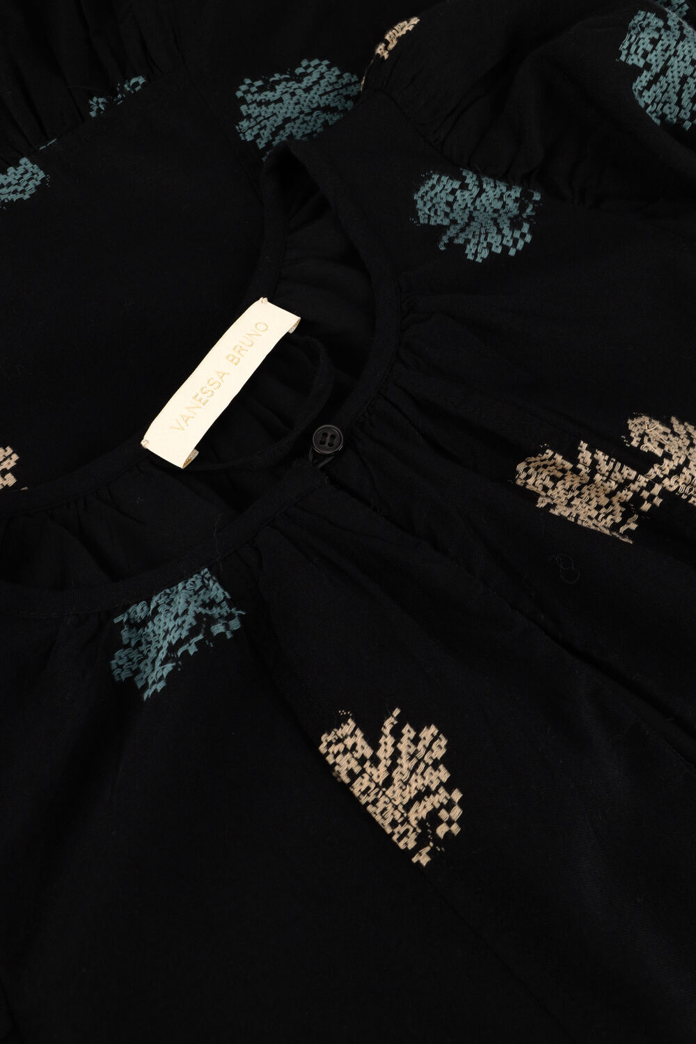 Schwarze VANESSA BRUNO Midikleid ARABELLE - large