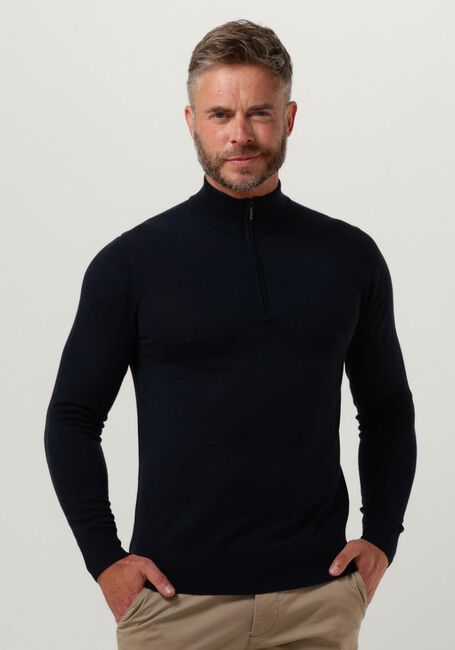 Dunkelblau PROFUOMO Pullover PULLOVER HALF ZIP - large