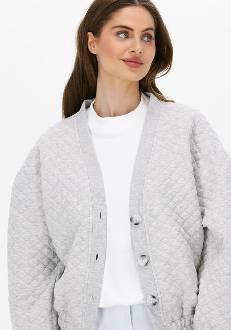 Hellgrau SECOND FEMALE Strickjacke NEPATA SWEAT CARDIGAN - large