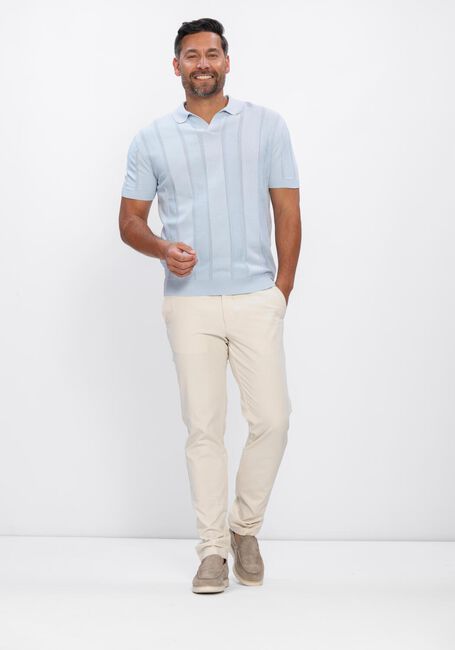 Hellblau GENTILUOMO Polo-Shirt POLO NO BUTTONS SS - large