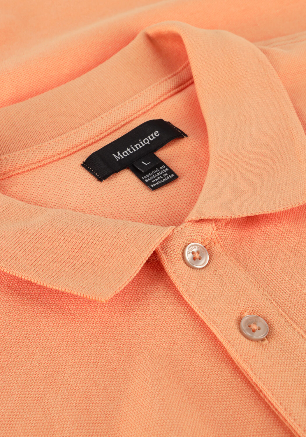Orangene MATINIQUE Polo-Shirt MAPOLEO MELANGE - large