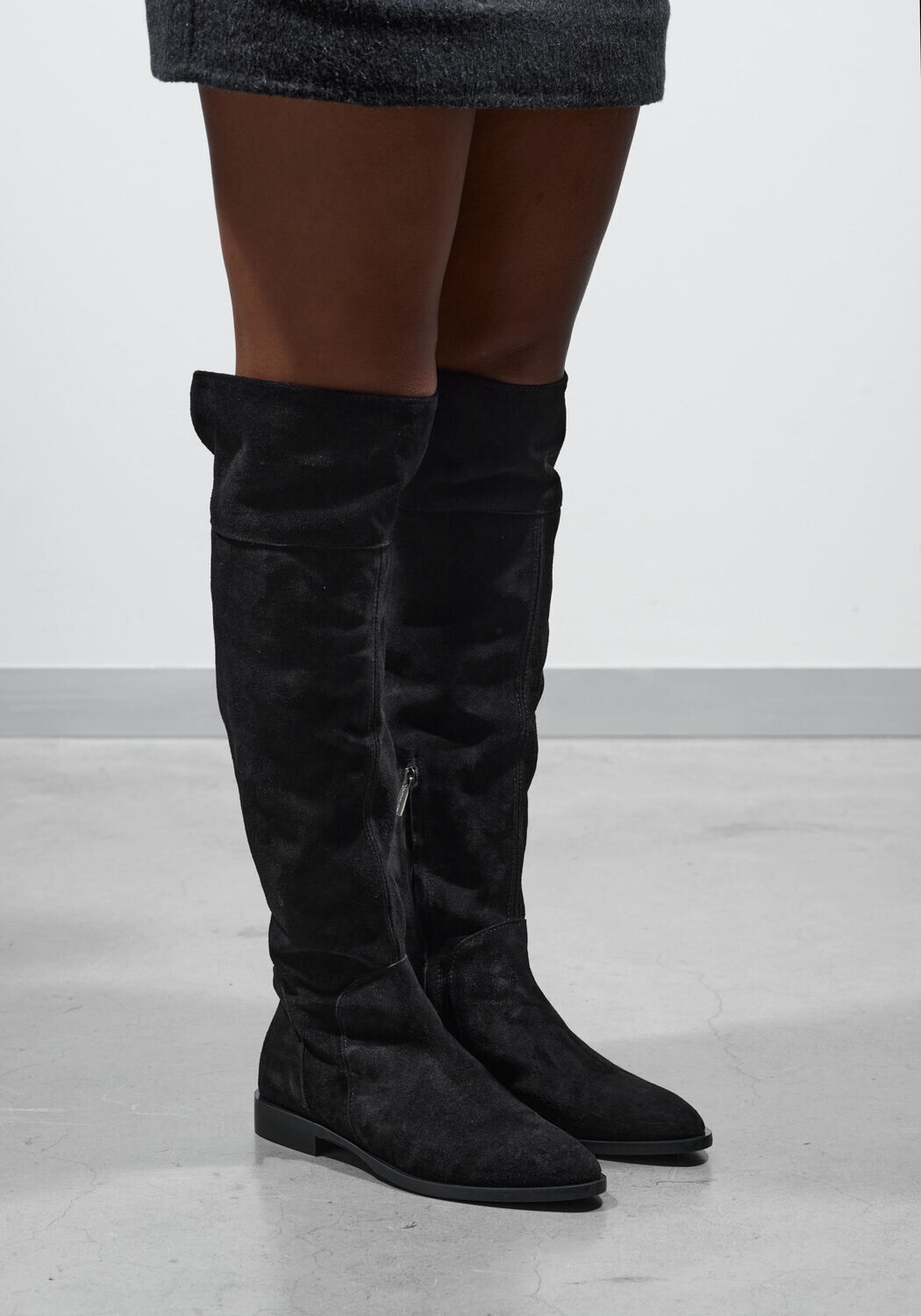 Schwarze STEFANO LAURAN Hohe Stiefel S3280 - medium