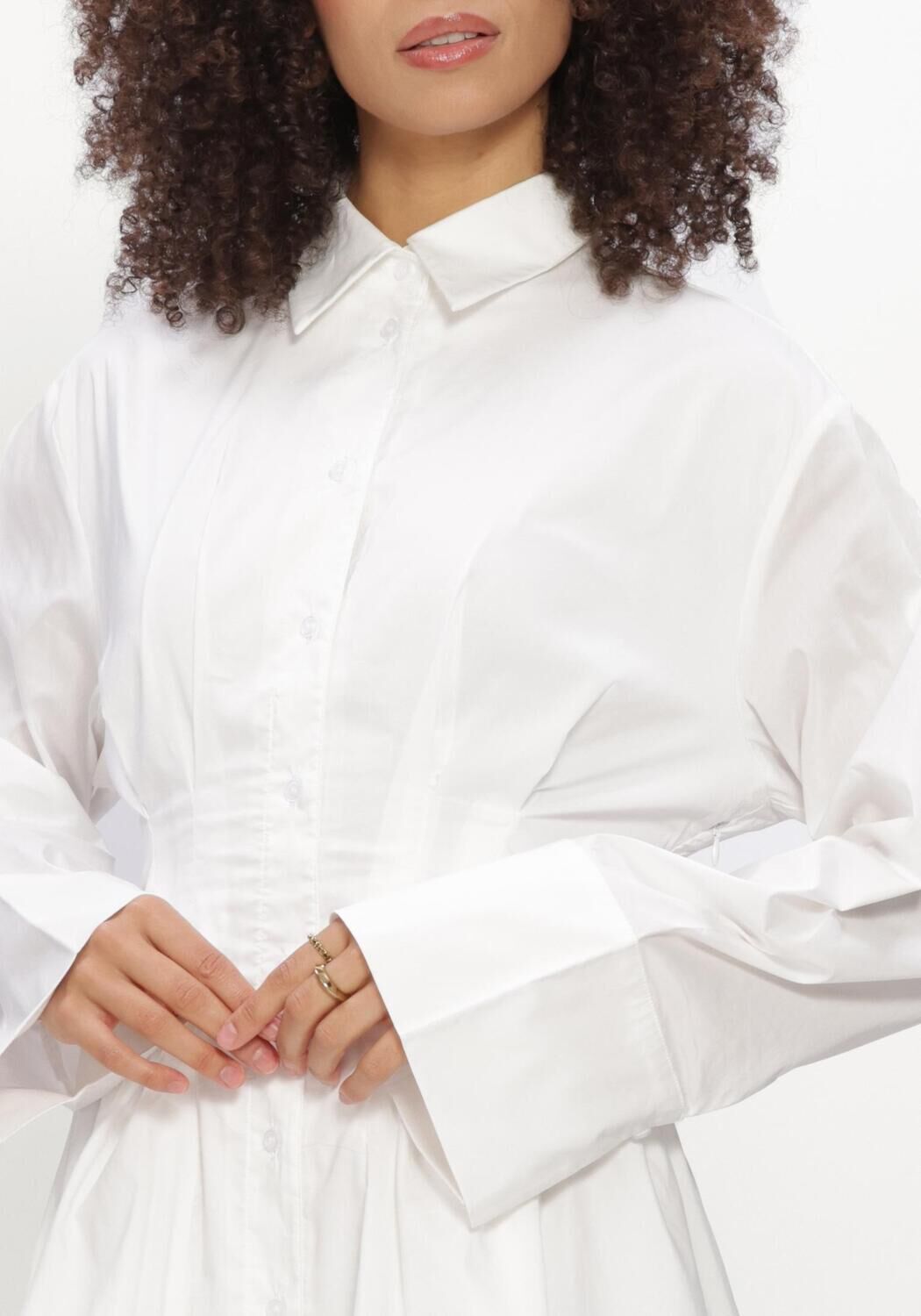 Wei&szlig;e NEO NOIR Kleider ULISSA POPLIN SHIRT DRESS - large