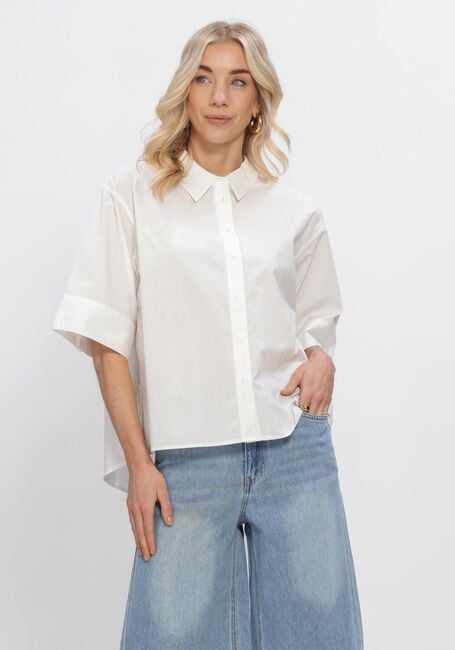 Wei&szlig;e OBJECT Blusen OBJELLY HOPE 2/4 LO SHIRT - large