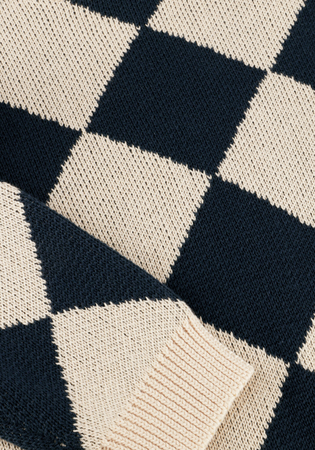 Mehrfarbige/Bunte YOUR WISHES Pullover DIAMOND KNIT - large