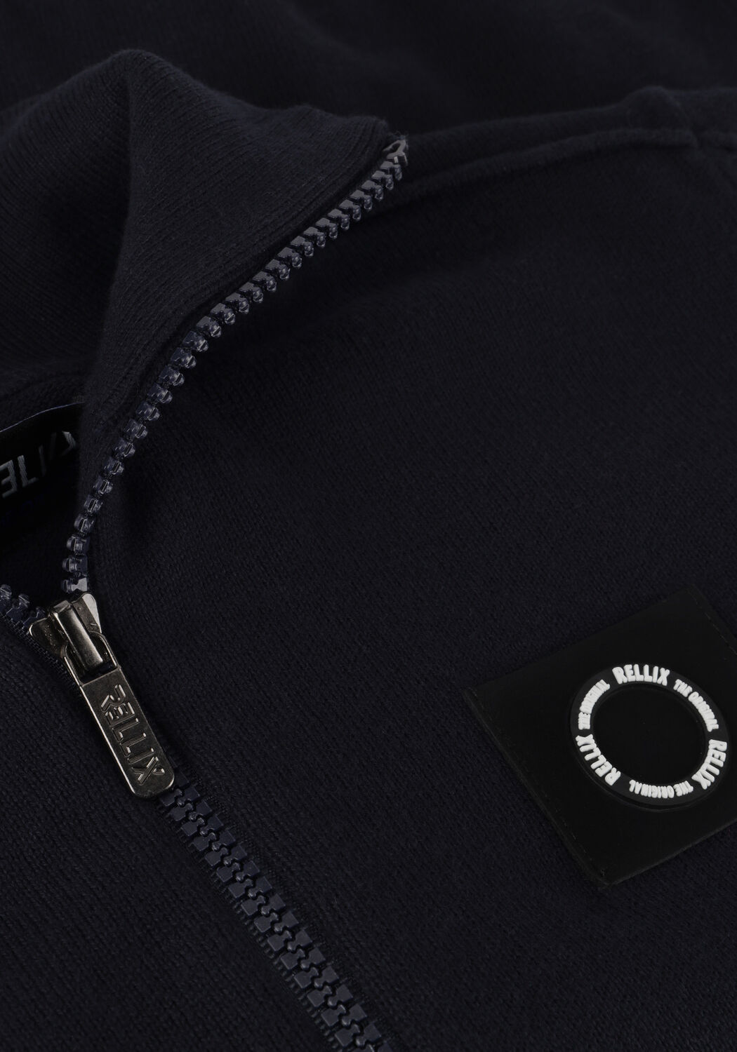 Blaue RELLIX Pullover KNITWEAR ZIP - large