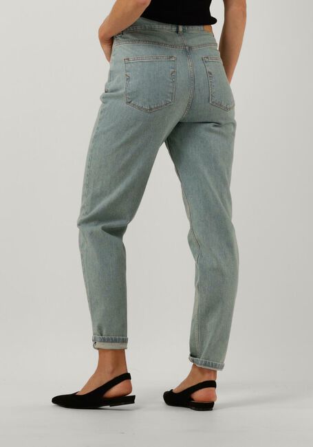 Blaue SELECTED FEMME Mom jeans SLFGRACE FELINA HW MOM GREENCAST JEANS - large