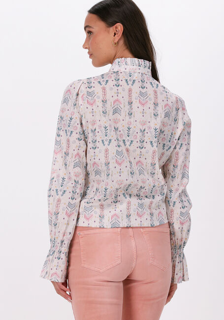 Mehrfarbige/Bunte DEA KUDIBAL Blusen INGEBORG NS (CO) - SHIRT WITH RUFFLES - large