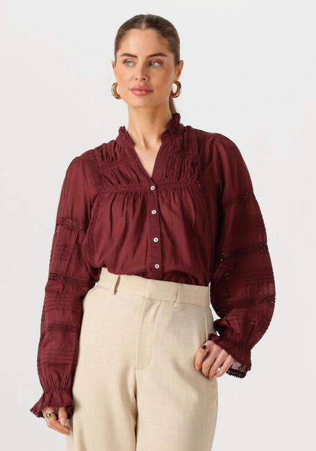 Bordeaux NEO NOIR Blusen LYLA S VOILE BLOUSE - large