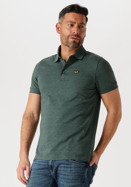 Grüne PME LEGEND Polo-Shirt SHORT SLEEVE POLO JACQUARD JERSEY - large